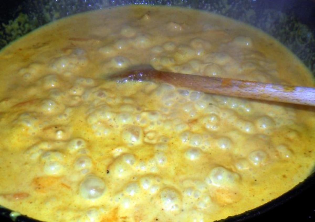 Überbackenes Curry-Pfirsich-Hähnchen - Rezept - Bild Nr. 6
