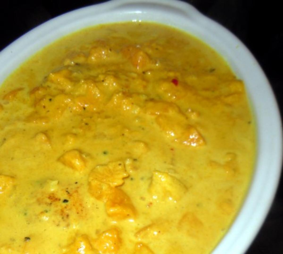 Überbackenes Curry-Pfirsich-Hähnchen - Rezept - Bild Nr. 7