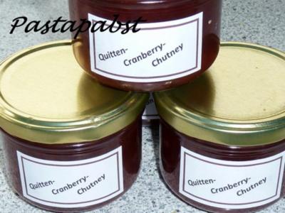 Quitten-Cranberry-Chutney - Rezept