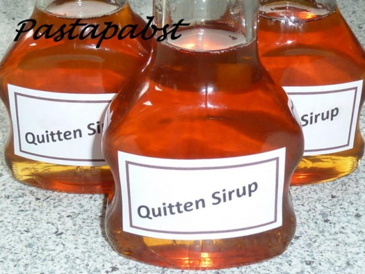 Quitten-Sirup - Rezept