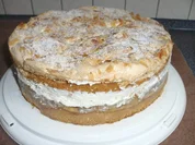 Baiser-Mandeltraum mit Apfelfüllung - Rezept