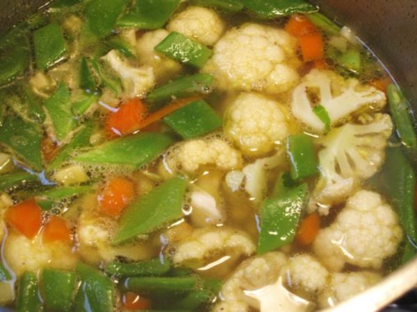 Leichte Gemüsesuppe püriert - einfach - von mimi