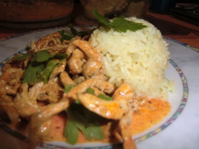 Rezept: Gyros-Geschnetzeltes an Basmatireis Gyros-Geschnetzeltes an Basmatireis - Rezept