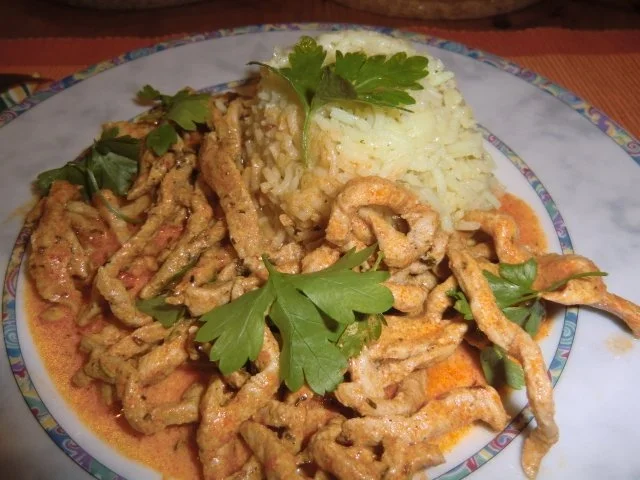 Rezept: Gyros-Geschnetzeltes an Basmatireis Bild Nr. 7 Gyros-Geschnetzeltes an Basmatireis - Rezept - Bild Nr. 7