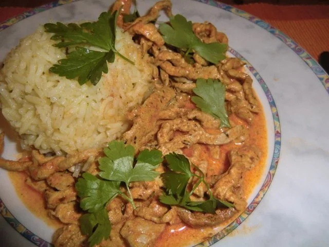 Rezept: Gyros-Geschnetzeltes an Basmatireis Bild Nr. 6 Gyros-Geschnetzeltes an Basmatireis - Rezept - Bild Nr. 6