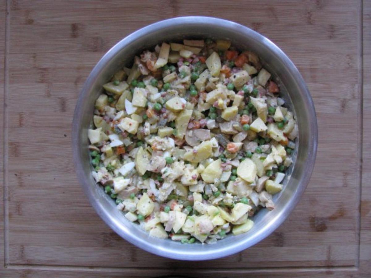 Salate: Kartoffel-Gemüse-Salat - "Feiertagssalat" - Rezept - Bild Nr. 2