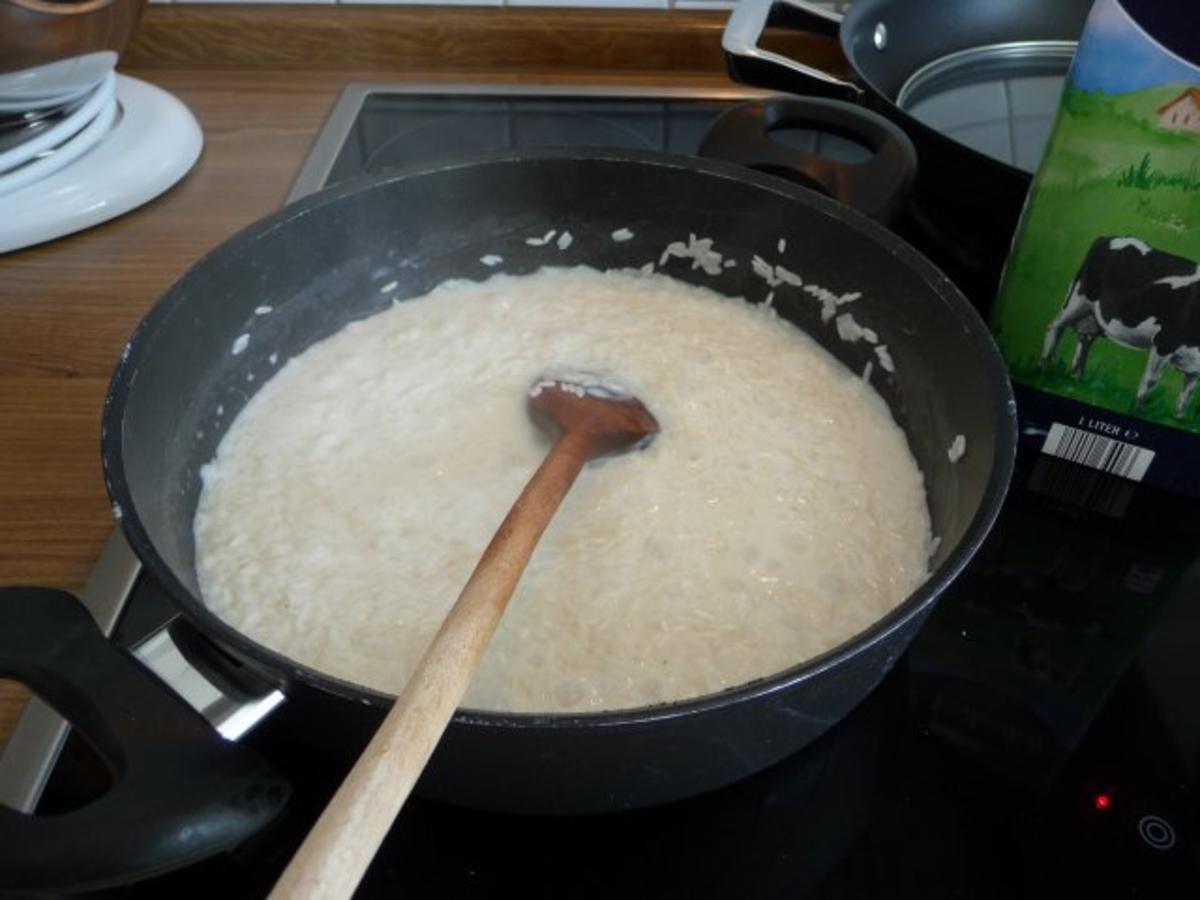 Süße Mahlzeiten : Milchreis mit Schoko - Zimt und Zucker und Apfelmus - Rezept - Bild Nr. 5