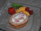 Schoko-Eisroulade - Rezept