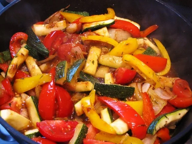 Sommerliche Reste-Pfanne ... - Rezept - Bild Nr. 2