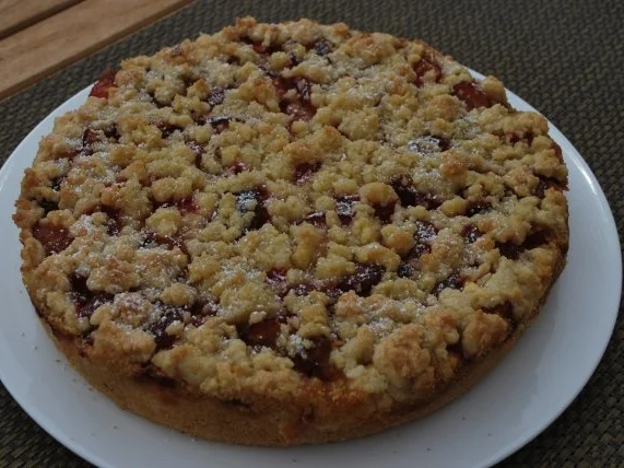 Rezept: Pflaumen-Käse-Kuchen mit Streuseln Bild Nr. 4 Pflaumen-Käse-Kuchen mit Streuseln - Rezept - Bild Nr. 4