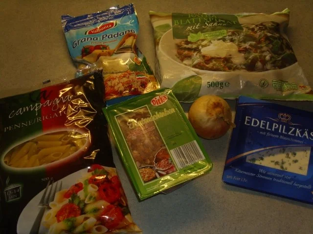 Rezept: Penne mit Spinat und Edelpilzkäse Bild Nr. 2 Penne mit Spinat und Edelpilzkäse - Rezept - Bild Nr. 2