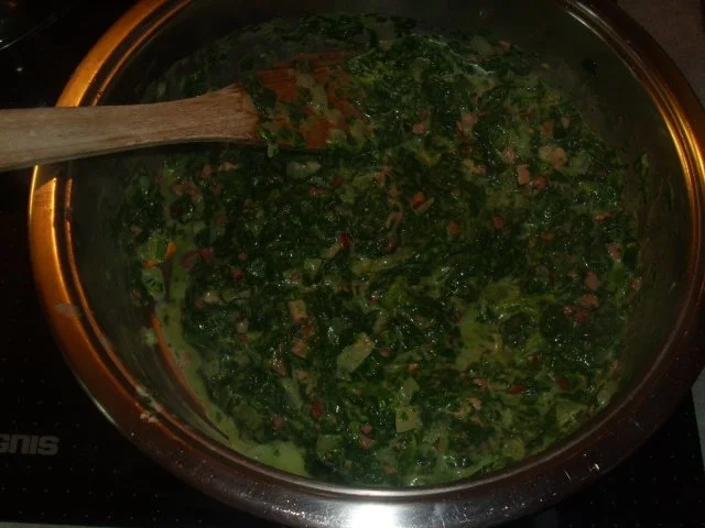 Rezept: Penne mit Spinat und Edelpilzkäse Bild Nr. 4 Penne mit Spinat und Edelpilzkäse - Rezept - Bild Nr. 4