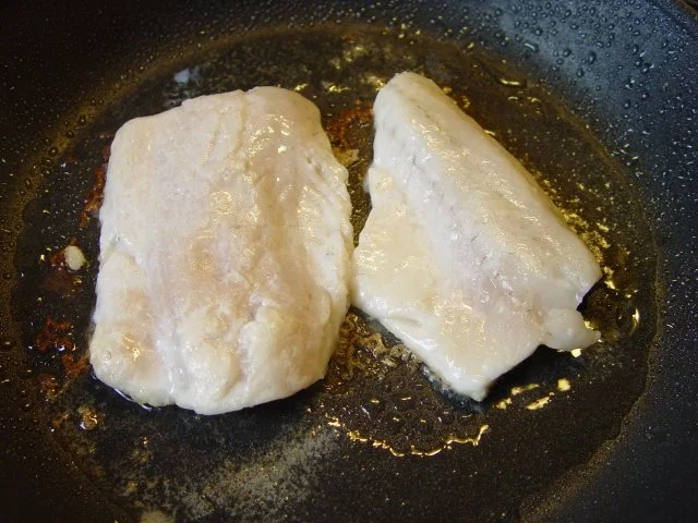 Gebratener Zander auf Paprika-Gemüselasagne an Noilly Prat-Schaum - Rezept - Bild Nr. 3