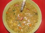 Suppe : - Meine Erbsensuppe - - Rezept