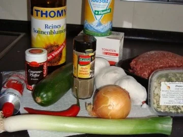 Rezept: Zucchini-Lauch-Hackfleisch-Sauce Zucchini-Lauch-Hackfleisch-Sauce - Rezept