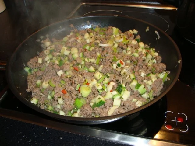 Rezept: Zucchini-Lauch-Hackfleisch-Sauce Bild Nr. 4 Zucchini-Lauch-Hackfleisch-Sauce - Rezept - Bild Nr. 4