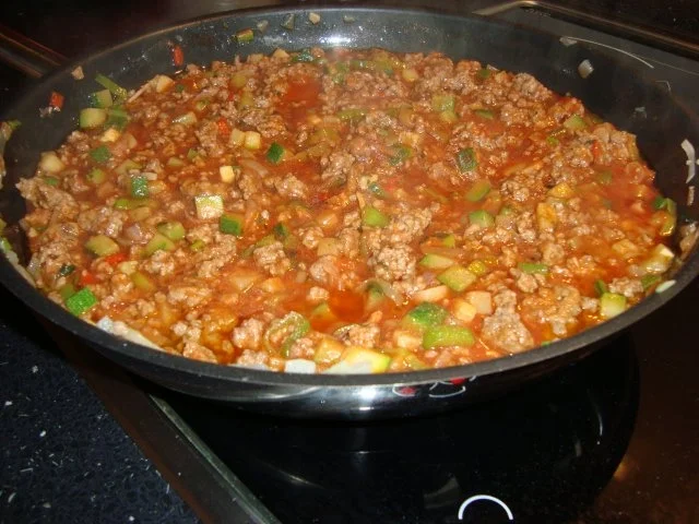 Rezept: Zucchini-Lauch-Hackfleisch-Sauce Bild Nr. 5 Zucchini-Lauch-Hackfleisch-Sauce - Rezept - Bild Nr. 5