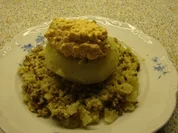 Gefüllter Kohlrabi mt Kräuterdip - Rezept