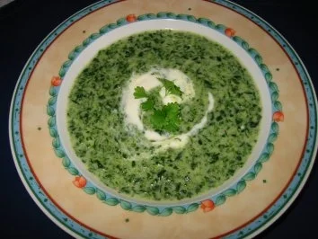 Spinat - Käse - Suppe - Rezept