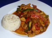 Hähnchen-Pfanne mit Basmatireis - Rezept