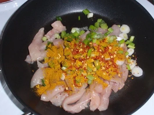 Rezept: Hähnchen-Pfanne mit Basmatireis Bild Nr. 4 Hähnchen-Pfanne mit Basmatireis - Rezept - Bild Nr. 4