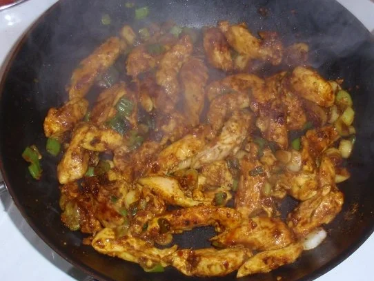 Rezept: Hähnchen-Pfanne mit Basmatireis Bild Nr. 5 Hähnchen-Pfanne mit Basmatireis - Rezept - Bild Nr. 5