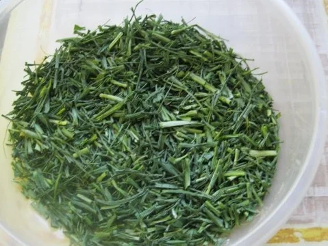 Lauchfäden im würzigem Knobi-Pulver - Rezept - Bild Nr. 7