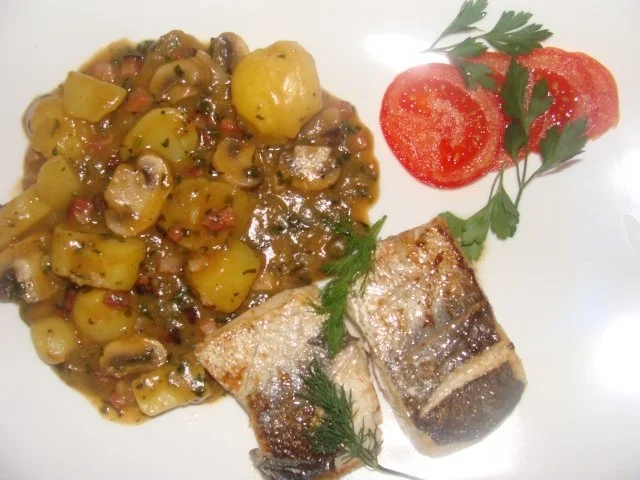 Beilage : -Champignon Kartoffeln- - Rezept