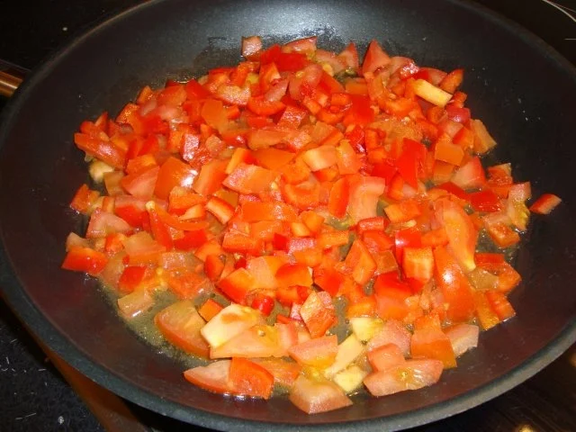 Rezept: vegetarische Nudelpfanne Bild Nr. 2 vegetarische Nudelpfanne - Rezept - Bild Nr. 2