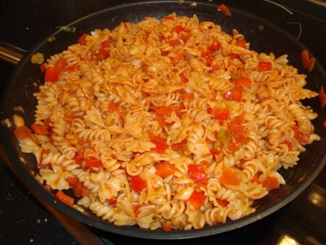 Rezept: vegetarische Nudelpfanne Bild Nr. 5 vegetarische Nudelpfanne - Rezept - Bild Nr. 5
