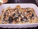 Kartoffel-Spinat-Gratin mit Schafkäse - Rezept