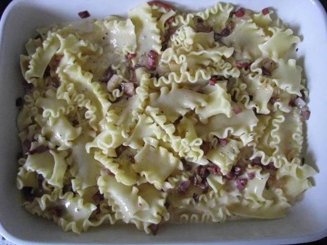 Rezept: Nudeln: Schinkenfleckerl Bild Nr. 4 Nudeln: Schinkenfleckerl - Rezept - Bild Nr. 4