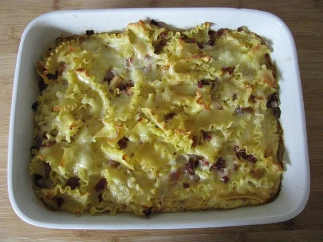 Rezept: Nudeln: Schinkenfleckerl Bild Nr. 5 Nudeln: Schinkenfleckerl - Rezept - Bild Nr. 5