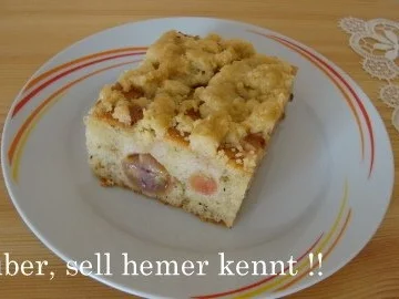 Rezept: Stachelbeerkuchen mit Streusel vom Blech Stachelbeerkuchen mit Streusel vom Blech - Rezept