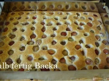 Rezept: Stachelbeerkuchen mit Streusel vom Blech Bild Nr. 8 Stachelbeerkuchen mit Streusel vom Blech - Rezept - Bild Nr. 8