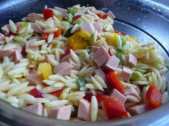 Reisnudelsalat mit Curry - Rezept
