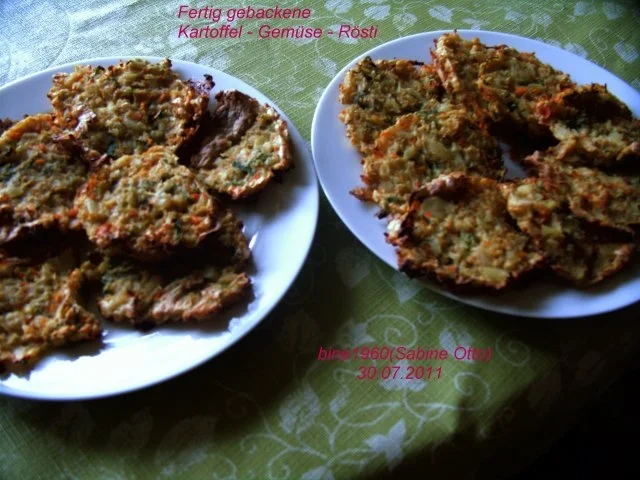 KARTOFFEL - GEMÜSE - RÖSTI - Rezept