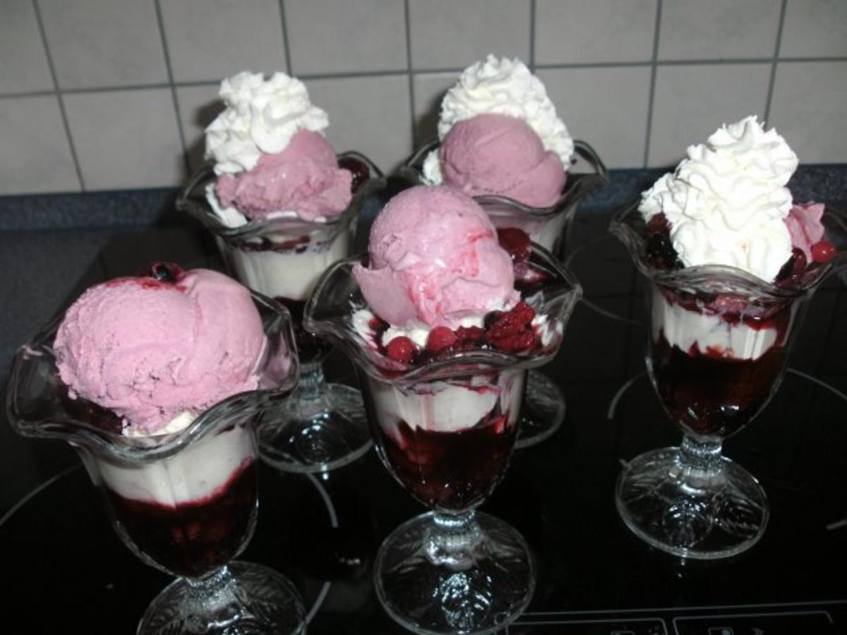 Eisbecher mit Beeren - Rezept - Bild Nr. 2