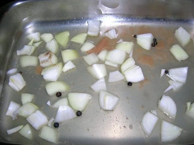 Rezept: Hähnchenschenkel mit Sektschwips, Rosmarin und Pfirsischen - eine leckere Pfanne - Bild Nr. 10 Hähnchenschenkel mit Sektschwips, Rosmarin und Pfirsischen - eine leckere Pfanne - - Rezept - Bild Nr. 10