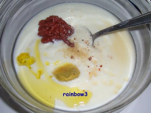 Salat: Wurst-Käse-Salat mit Joghurt-Dressing - Rezept - Bild Nr. 2