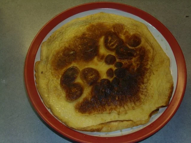 Gerollte Eierkuchen mit Pflaumen Füllung - Rezept - Bild Nr. 5