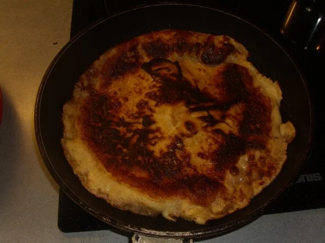 Gerollte Eierkuchen mit Pflaumen Füllung - Rezept - Bild Nr. 6