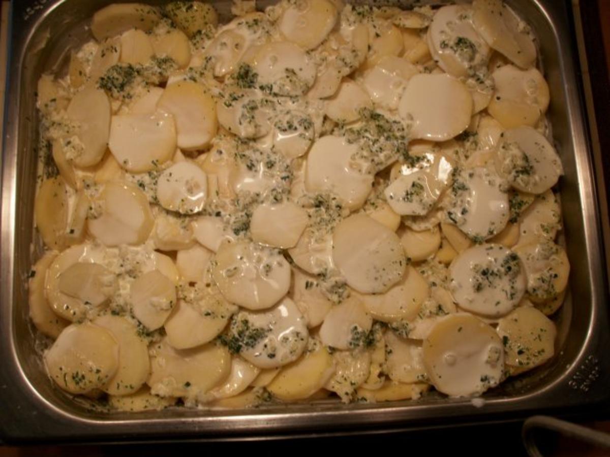 Knoblauch Kräuterkartoffeln - einfach - 139 kcal/100g