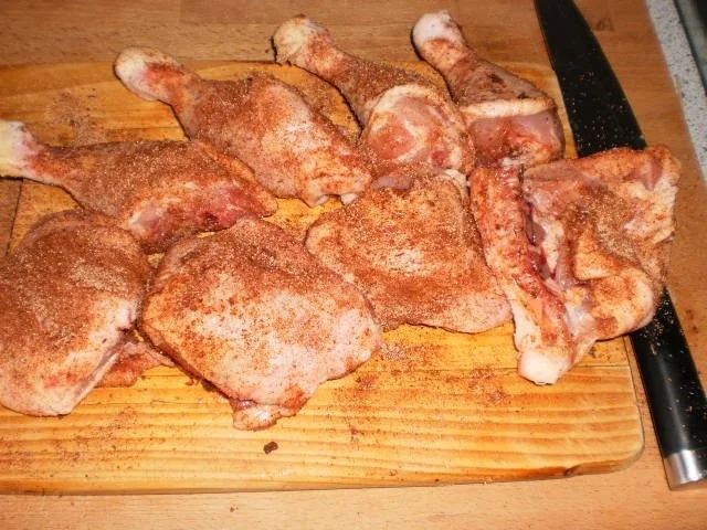 Hähnchenkeulen mit Rosmarin-Kartoffeln - Rezept - Bild Nr. 3