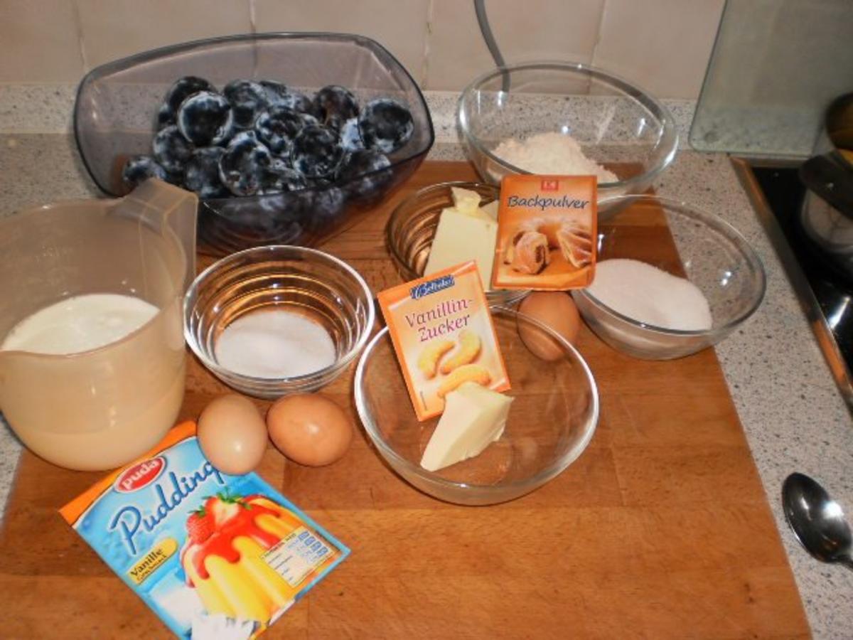 Pflaumenkuchen mit Vanillecreme - Rezept - Bild Nr. 2