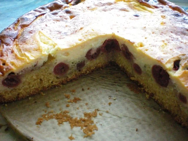 Kirschtorte mit Frischkäse - Rezept