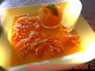 Aprikosen-Sorbet mit Minze auf seinem Compot und Pinienkerne - Rezept