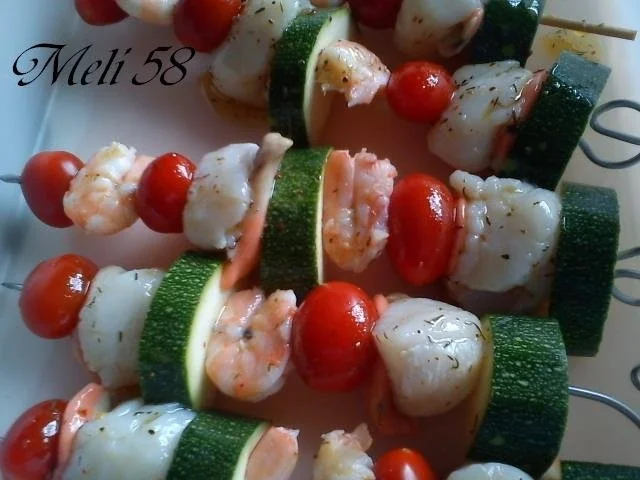 Grillen: Jacobsmuscheln an Zitronenmarinade - Rezept