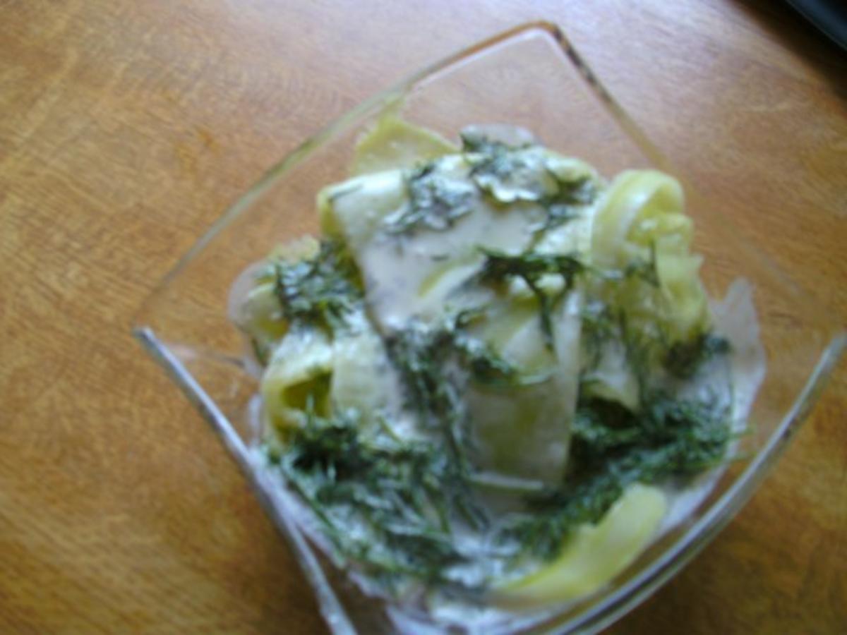 einfacher Gurkensalat - Rezept - Bild Nr. 4