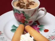 Teecreme, dazu eine Tasse ostfriesischer Tee - Rezept